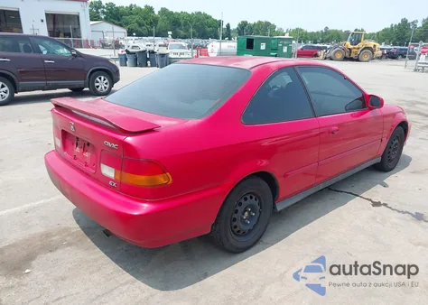 1997 Honda Civic Ex z USA, uszkodzony, nr VIN 1HGEJ8240VL067612